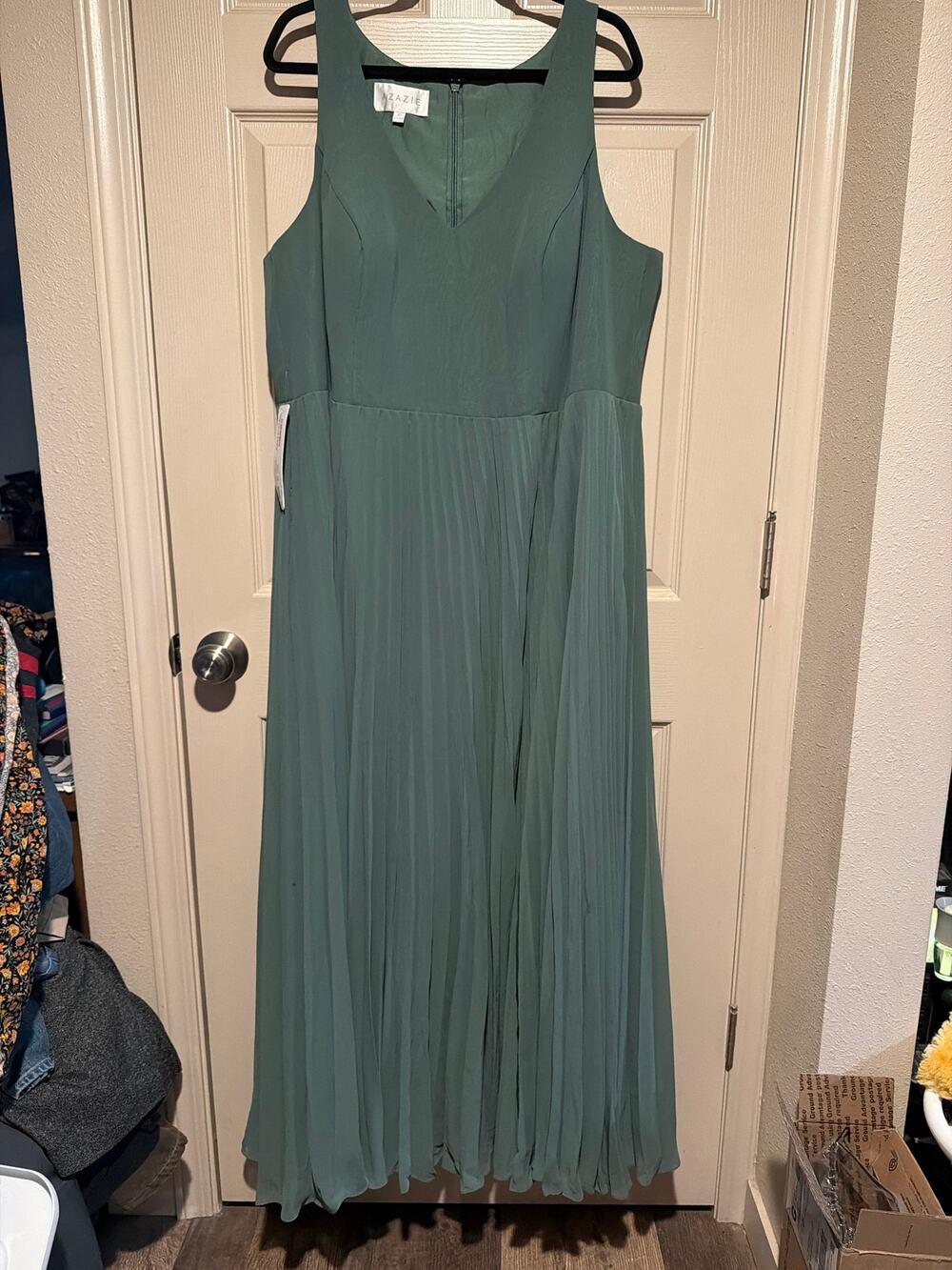 Women’s Azazie Lindsey Formal/Bridesmaid dress Sage Green